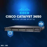 Cisco Catalyst 3650 48 Port PoE+ UPlink 4X1G