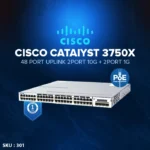 Cisco Catalyst 3750-X - 48 Ports PoE+, UPlink ( 2P×1G + 2P×10G )