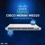 Cisco Meraki MS320 48 Ports POE+ UPlink ( 4X1G )