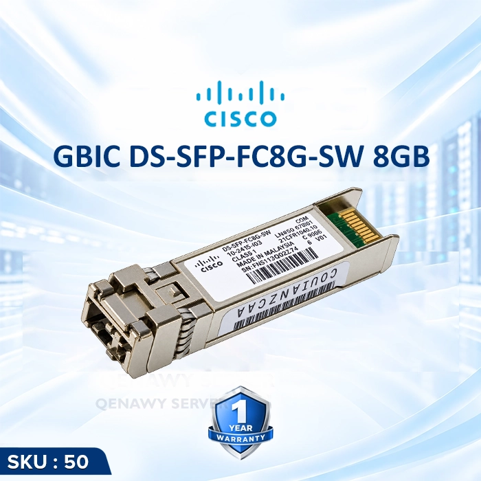 Cisco GBIC DS-SFP-FC8G-SW 8GB SFP+ Fiber Channel SAN Cisco GBIC DS-SFP-FC8G-SW 8GB-servertechservice