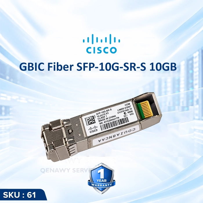 Cisco GBIC Fiber SFP-10G-SR-S-servertechservice