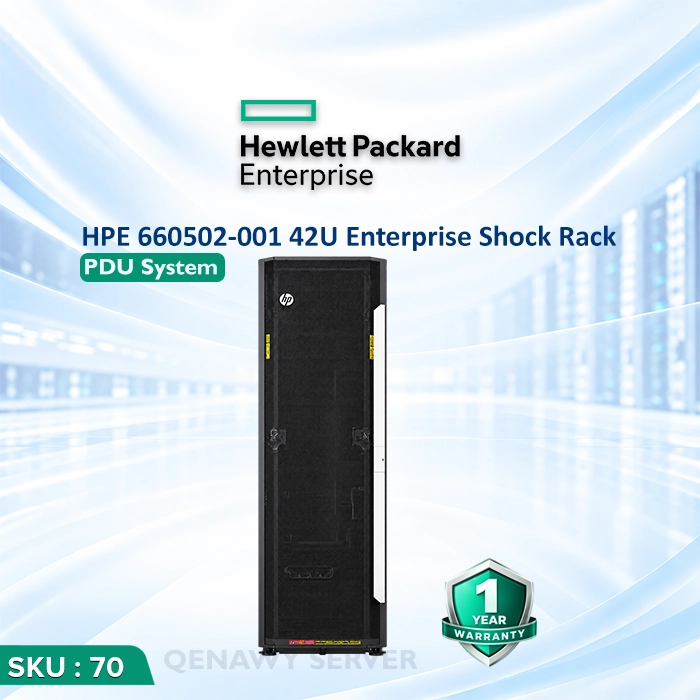 HPE 660502-001 42U 60cm x 107.5cm Enterprise Shock Rack+PDU System