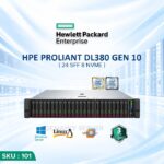 HPE ProLiant DL380 Gen10 Server 24 SFF 8 NVMe