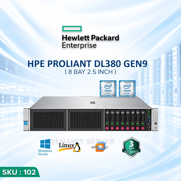 HPE ProLiant DL380 Gen9 8 BAY-servertechservice