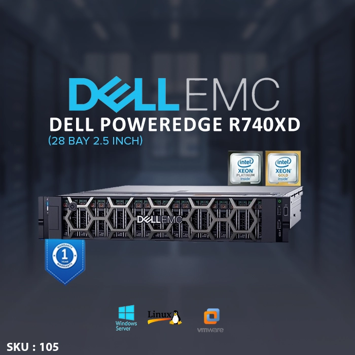 Dell EMC PowerEdge R740Xd 28-servertechservice