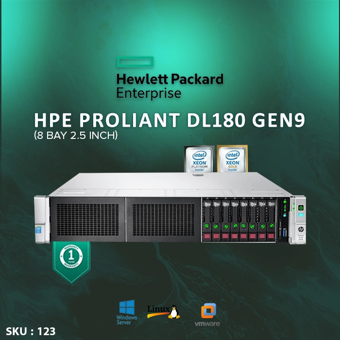 HPE ProLiant DL180 Gen9 8 Bay