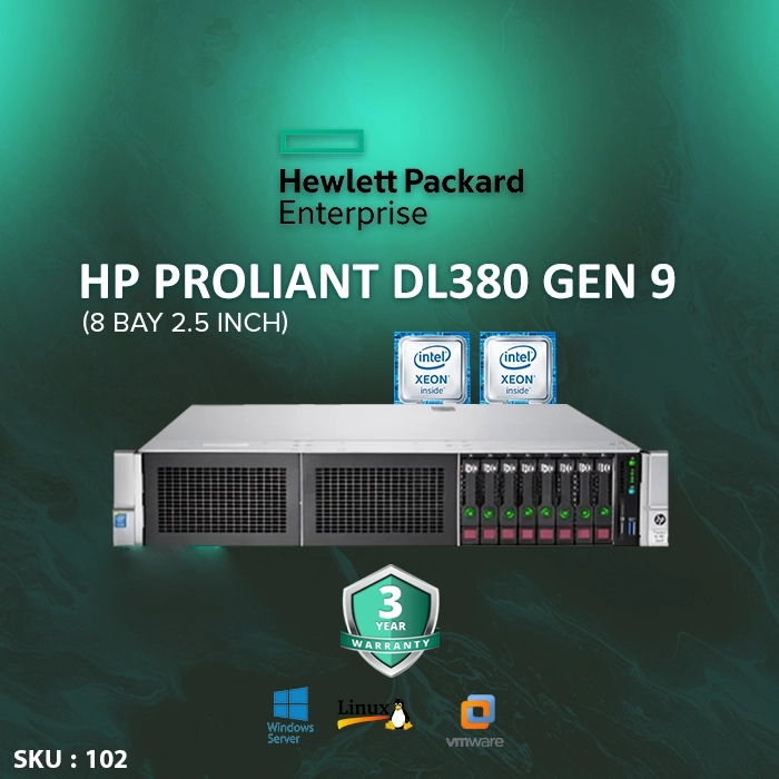 HPE ProLiant DL380 Gen9 8 BAY-servertechservice