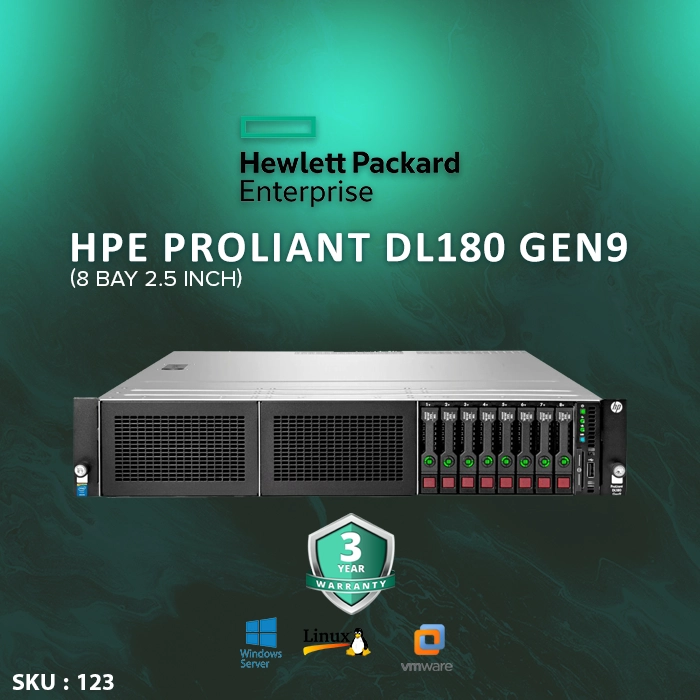 HPE ProLiant Dl180 Gen9 8 Bay-servertechservice