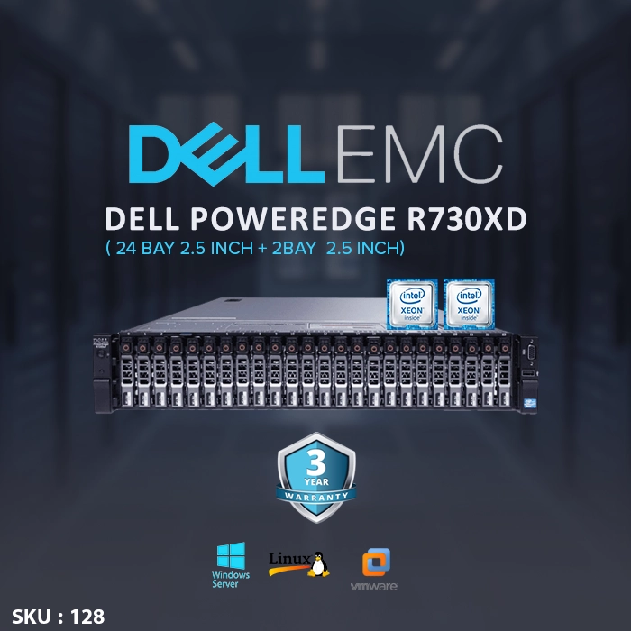 Dell PowerEdge R730XD 24-servertechservice